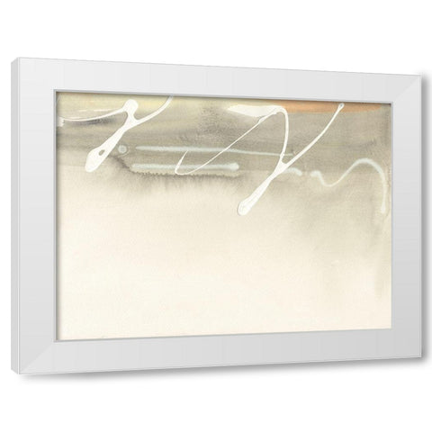 High Notes II White Modern Wood Framed Art Print by Combs, Joyce