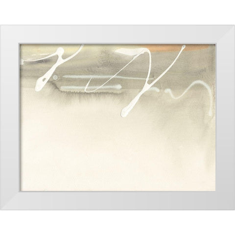 High Notes II White Modern Wood Framed Art Print by Combs, Joyce