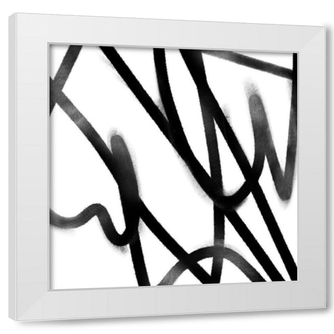 Disarray IV White Modern Wood Framed Art Print by Scarvey, Emma