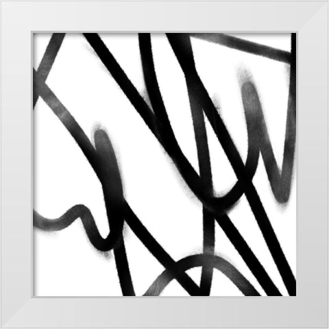 Disarray IV White Modern Wood Framed Art Print by Scarvey, Emma