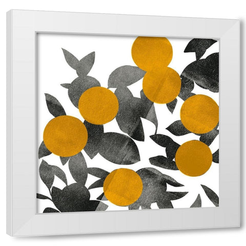 Shadow Branch II White Modern Wood Framed Art Print by Scarvey, Emma