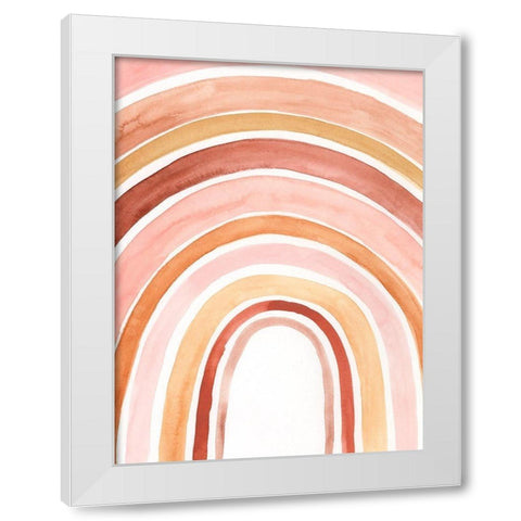 Southwest Arches II White Modern Wood Framed Art Print by Borges, Victoria