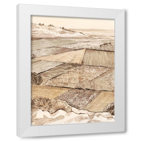 Arable Land I White Modern Wood Framed Art Print by Popp, Grace