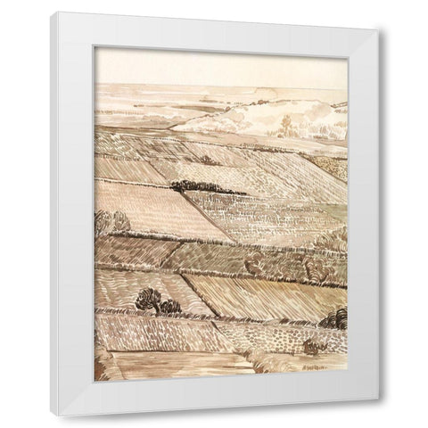 Arable Land III White Modern Wood Framed Art Print by Popp, Grace
