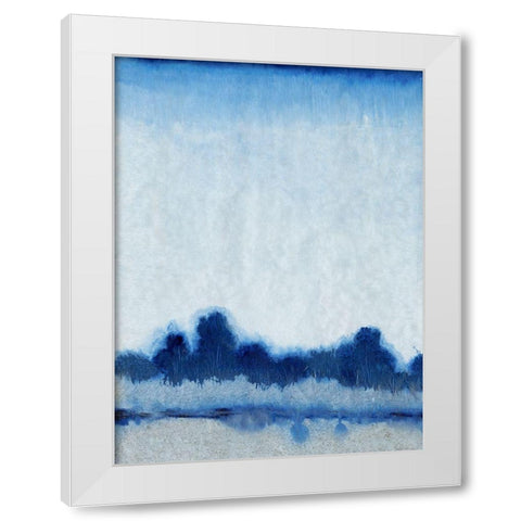 Passing Showers II White Modern Wood Framed Art Print by OToole, Tim