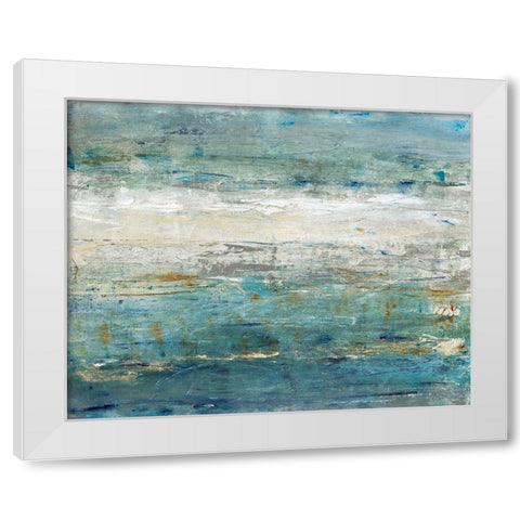 Accent II White Modern Wood Framed Art Print by OToole, Tim