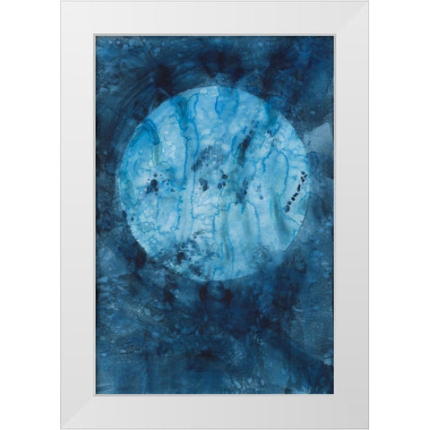 Organa White Modern Wood Framed Art Print by Binder, Vanessa