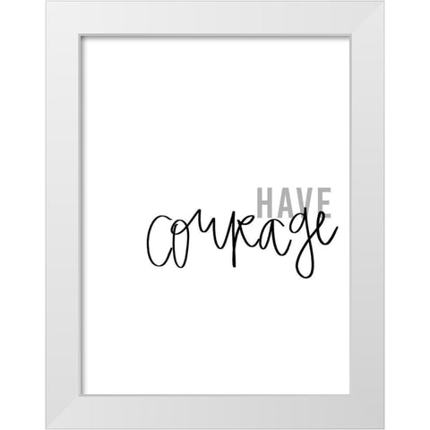 Simply Kindness III White Modern Wood Framed Art Print by Hambly, Anna