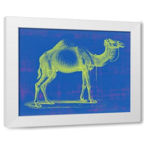 Safari Pop III White Modern Wood Framed Art Print by Studio W