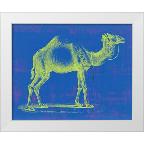 Safari Pop III White Modern Wood Framed Art Print by Studio W