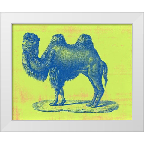 Safari Pop IV White Modern Wood Framed Art Print by Studio W