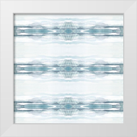 Repeated Reflection II White Modern Wood Framed Art Print by Goldberger, Jennifer