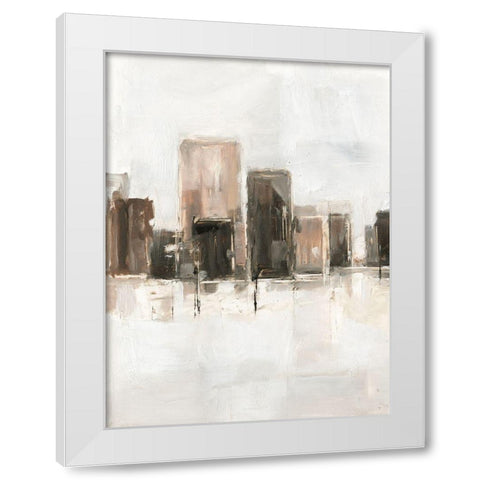 Metropolitan Vista I White Modern Wood Framed Art Print by Harper, Ethan