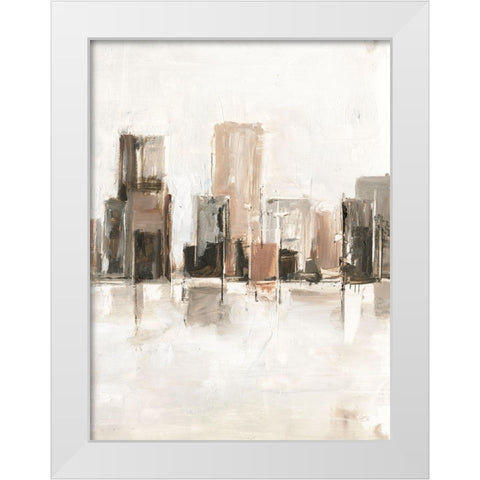 Metropolitan Vista II White Modern Wood Framed Art Print by Harper, Ethan