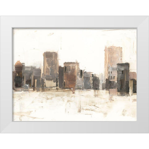 City Vista I White Modern Wood Framed Art Print by Harper, Ethan