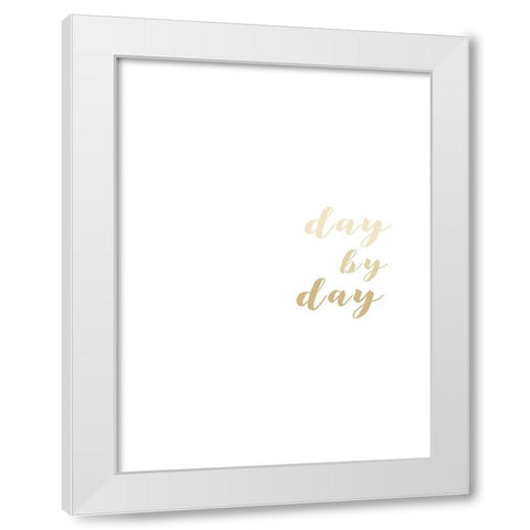 Encouragements II White Modern Wood Framed Art Print by Hambly, Anna