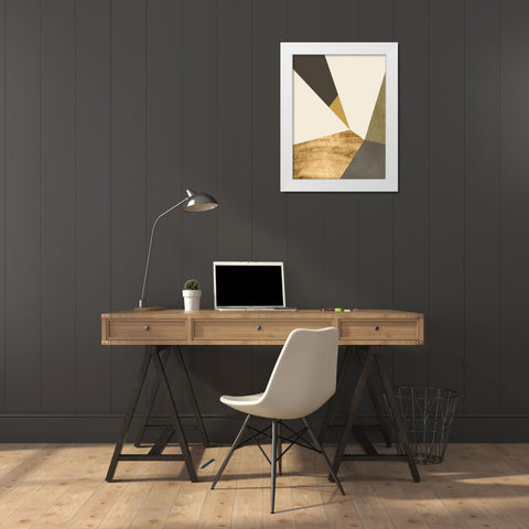 Clovis I White Modern Wood Framed Art Print by Green, Jacob