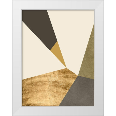 Clovis I White Modern Wood Framed Art Print by Green, Jacob