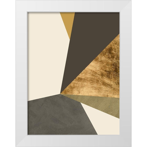 Clovis II White Modern Wood Framed Art Print by Green, Jacob