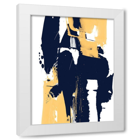 Monolith I White Modern Wood Framed Art Print by Vess, June Erica