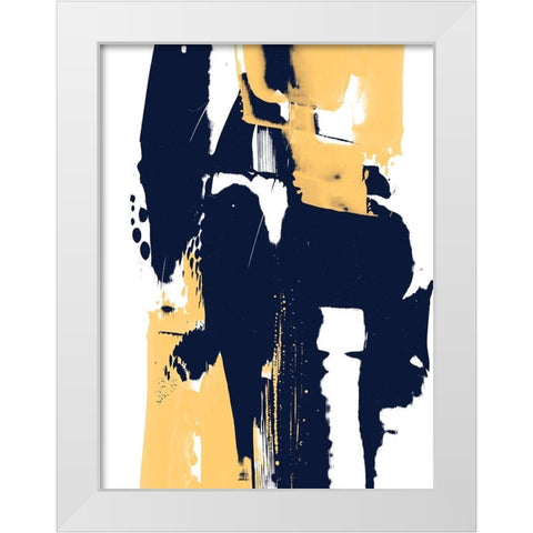 Monolith I White Modern Wood Framed Art Print by Vess, June Erica