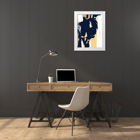 Monolith IV White Modern Wood Framed Art Print by Vess, June Erica