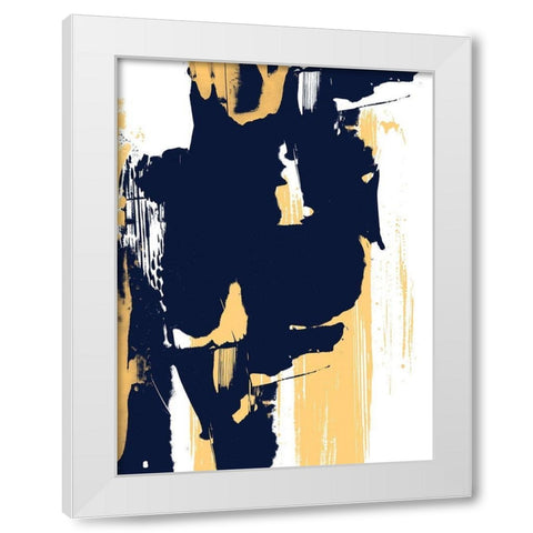 Monolith IV White Modern Wood Framed Art Print by Vess, June Erica
