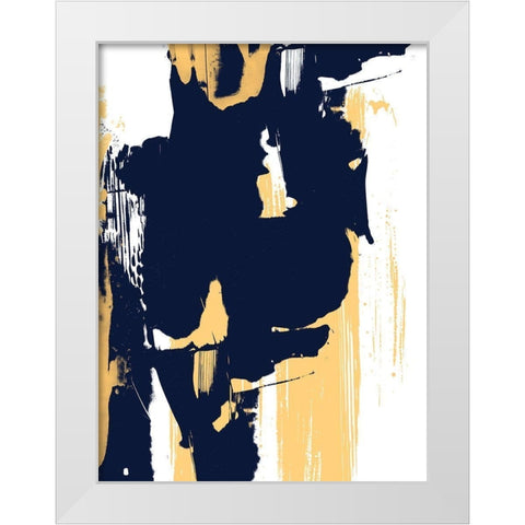 Monolith IV White Modern Wood Framed Art Print by Vess, June Erica