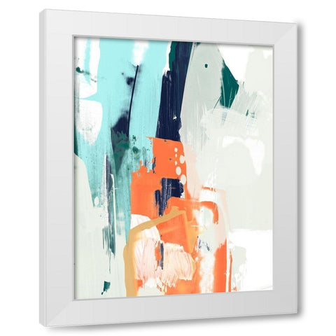 Graffiti Mambo I White Modern Wood Framed Art Print by Vess, June Erica
