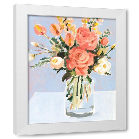 Undone Arrangement II White Modern Wood Framed Art Print by Borges, Victoria