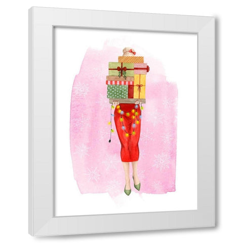 Mary Ann Bright I White Modern Wood Framed Art Print by Popp, Grace