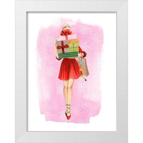 Mary Ann Bright II White Modern Wood Framed Art Print by Popp, Grace