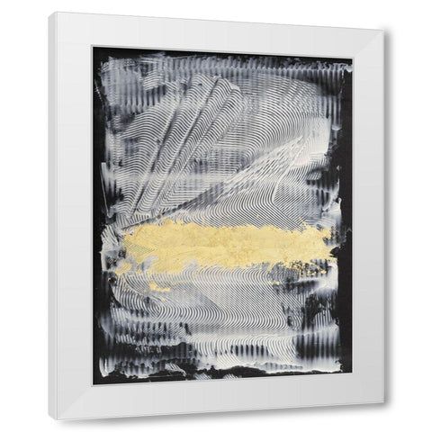 Re-Vision I White Modern Wood Framed Art Print by Stramel, Renee W.