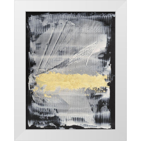 Re-Vision I White Modern Wood Framed Art Print by Stramel, Renee W.