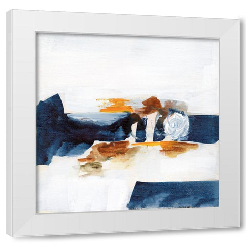 Going Home II White Modern Wood Framed Art Print by Combs, Joyce