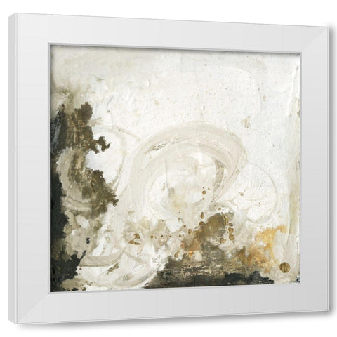 Friendship II White Modern Wood Framed Art Print by Combs, Joyce