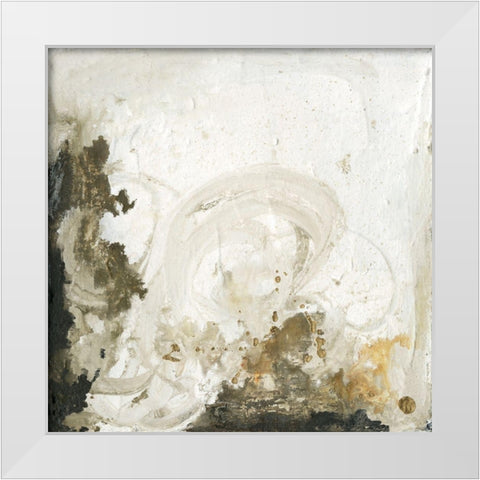 Friendship II White Modern Wood Framed Art Print by Combs, Joyce