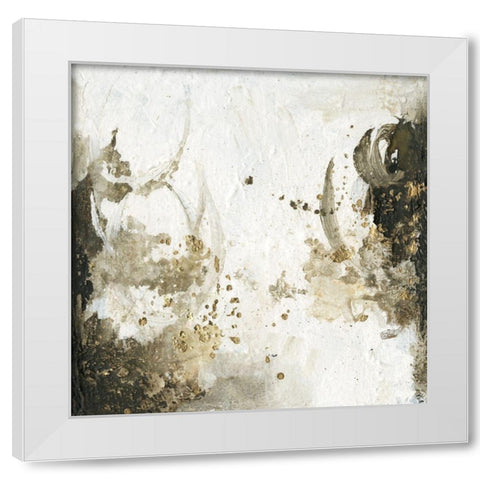 Friendship IV White Modern Wood Framed Art Print by Combs, Joyce