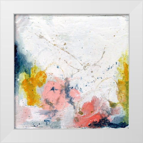 Pastel Fantasy I White Modern Wood Framed Art Print by Combs, Joyce