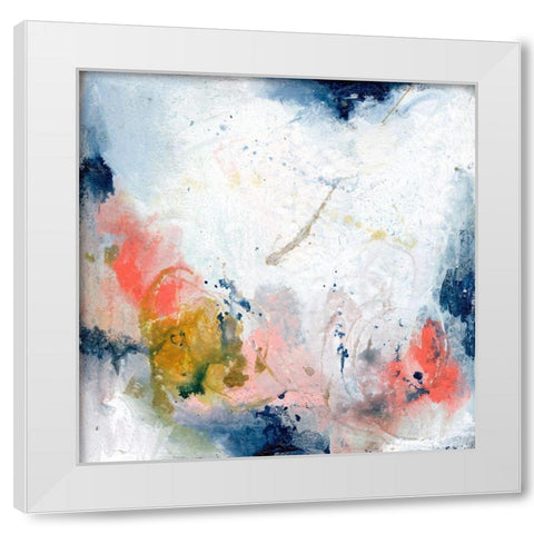 Pastel Fantasy III White Modern Wood Framed Art Print by Combs, Joyce