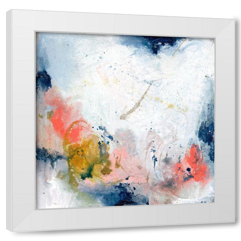 Pastel Fantasy III White Modern Wood Framed Art Print by Combs, Joyce
