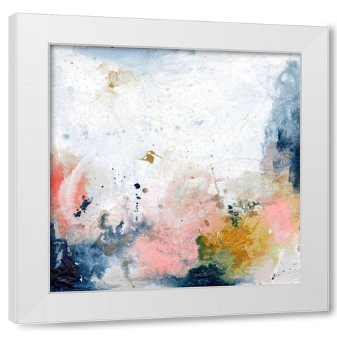 Pastel Fantasy IV White Modern Wood Framed Art Print by Combs, Joyce