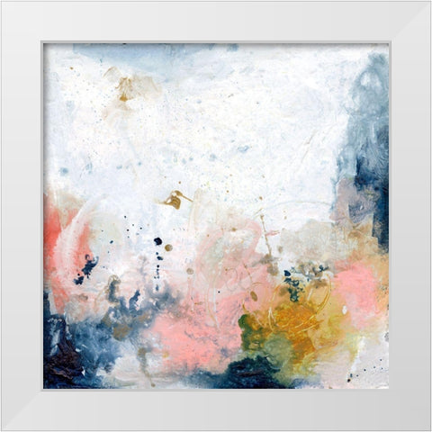 Pastel Fantasy IV White Modern Wood Framed Art Print by Combs, Joyce