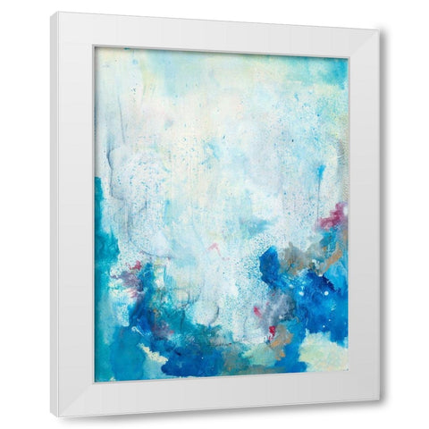 In the Mist II White Modern Wood Framed Art Print by Combs, Joyce