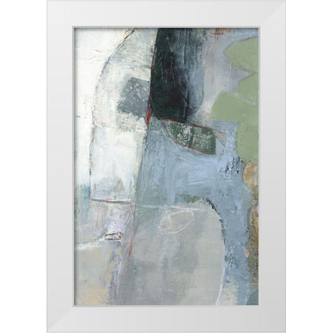 Fraser I White Modern Wood Framed Art Print by Jachimiec, Sue