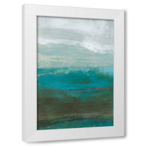 Werra III White Modern Wood Framed Art Print by Jachimiec, Sue
