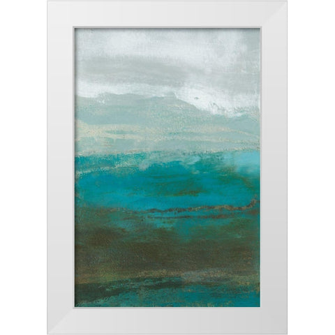 Werra III White Modern Wood Framed Art Print by Jachimiec, Sue