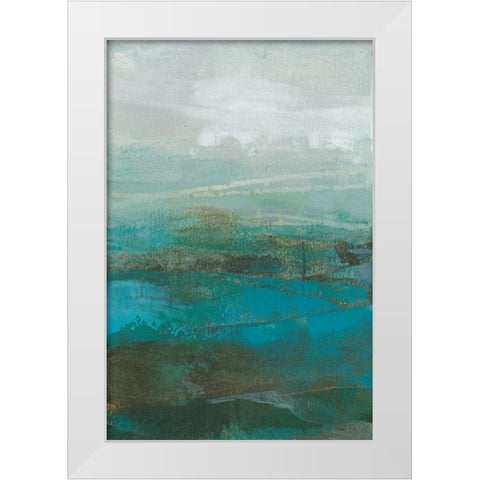 Werra IV White Modern Wood Framed Art Print by Jachimiec, Sue