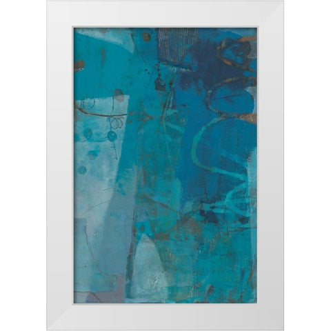 Chivy III White Modern Wood Framed Art Print by Jachimiec, Sue