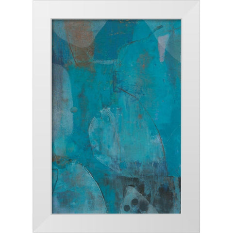 Chivy IV White Modern Wood Framed Art Print by Jachimiec, Sue